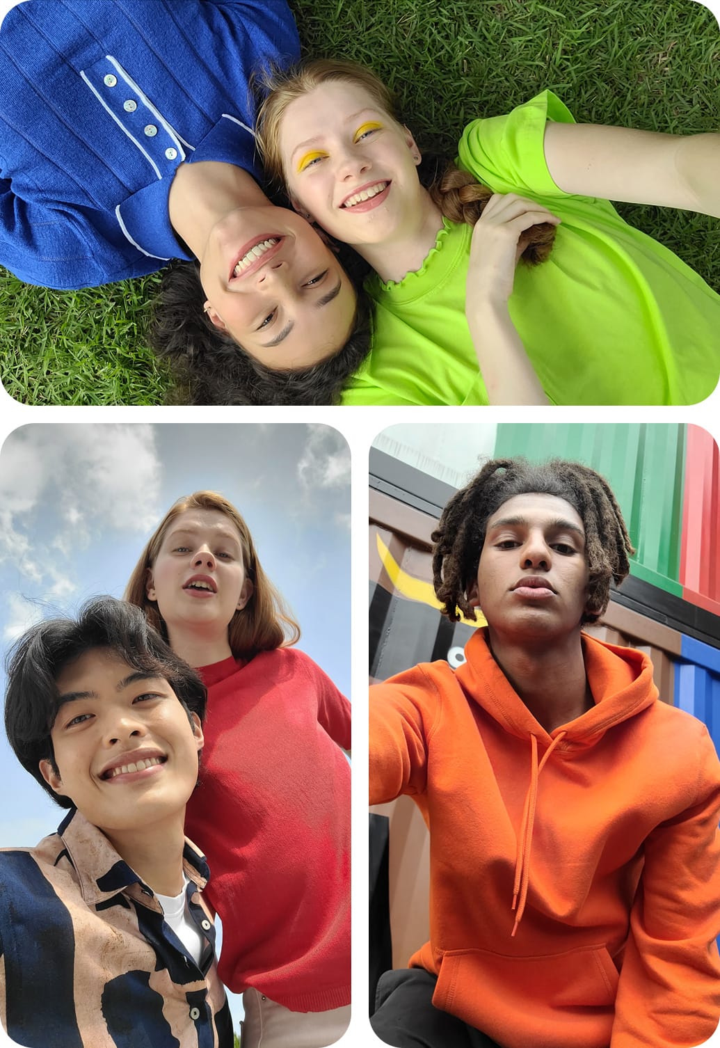 Self-portraits using the S20 FE Front Camera